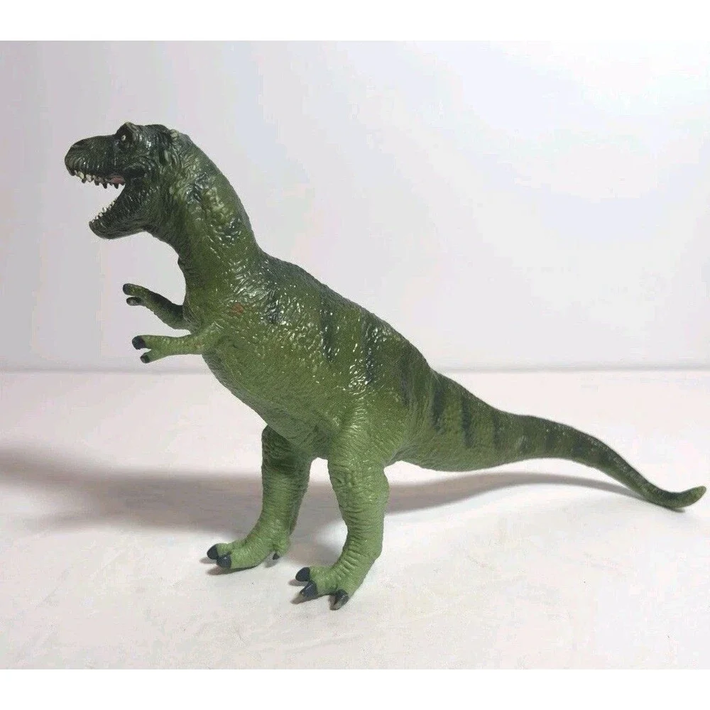 1988 Vtg Carnegie Safari Tyrannosaurus Rex T-Rex Hard Rubber Figure 9
